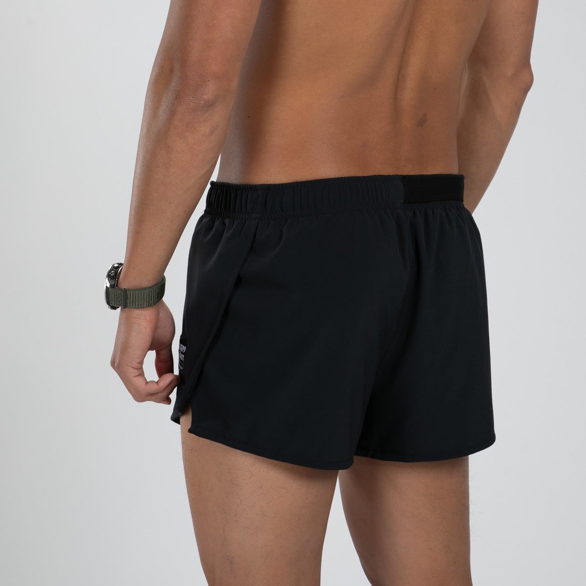 Men's Elite Run 2 Performance Running Shorts - Black | Lightweight & Breathable for Jogging, Gym Workouts & Athletic Training