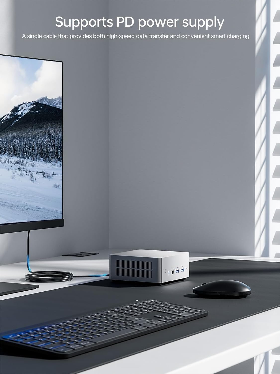 MINIS FORUM UN1290 Mini PC - Intel Core i9 12900HK 14-Core 20-Thread Desktop Computer with HDMI 2.0/USB-C/DP 1.4, 2.5G LAN, 5 USB Ports, WiFi 6 | Compact Powerful PC for Home Office, Gaming & Digital Signage (RAM/SSD Not Included)