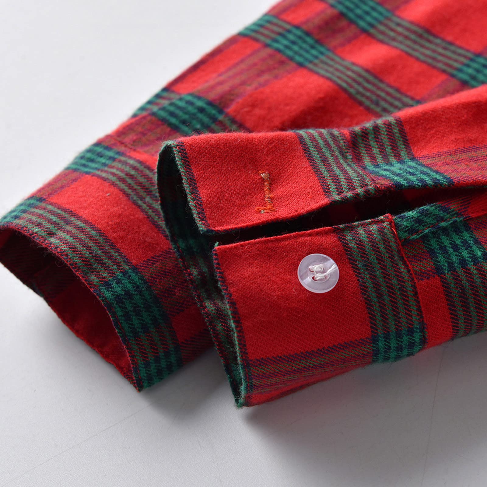 3T Boys Long Sleeve Plaid Shirt - Winter & Autumn Flannel Top Coat for Toddlers - White Casual Outwear for Playdates, School & Family Photos