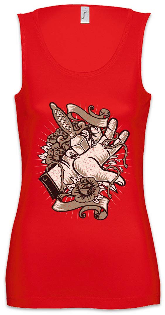 Urban Backwoods Daggered Hand Women's Tank Top - Breathable Gym Shirt for Fitness Training & Workouts | Perfect for Yoga, Running & Summer Outdoor Activities