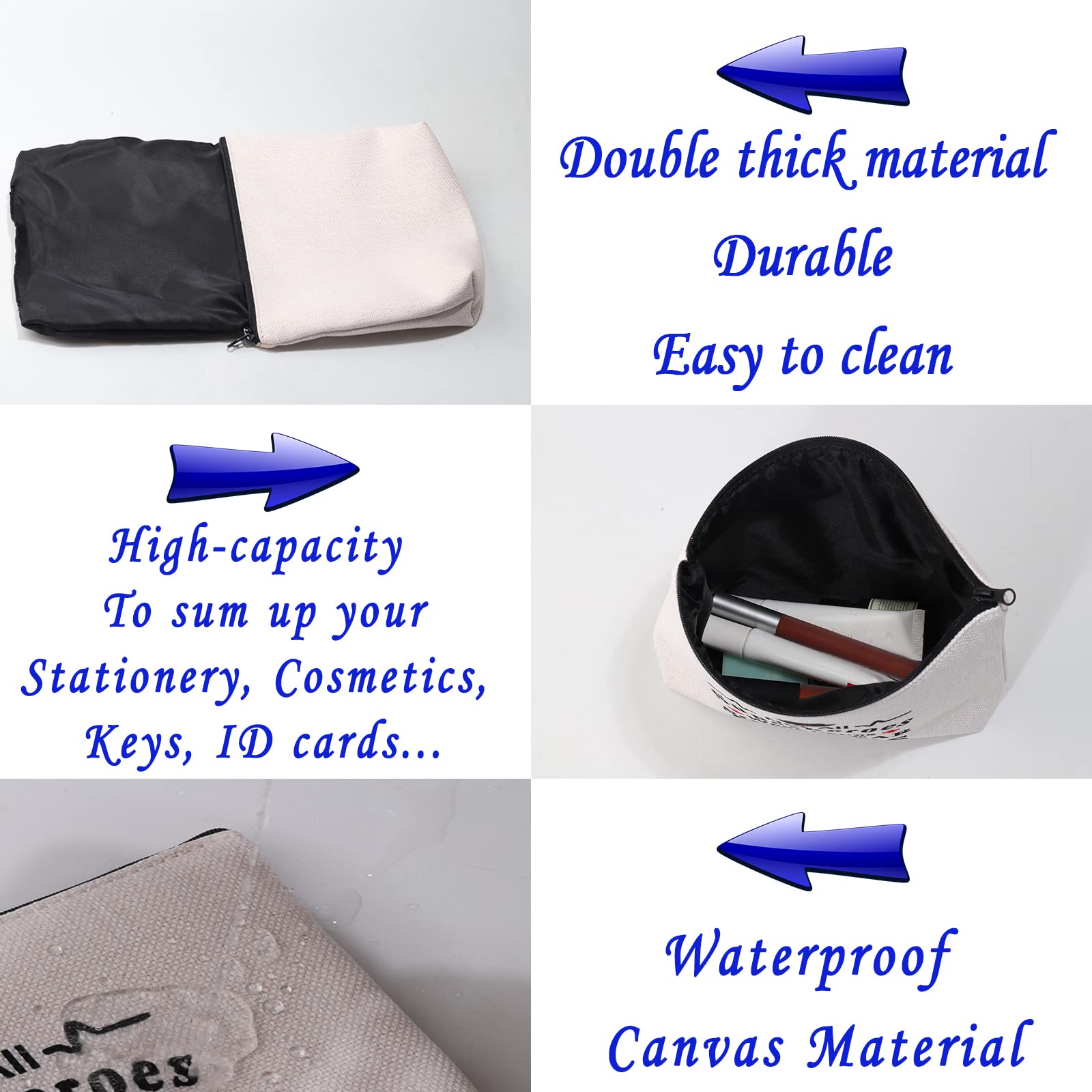 Funny Great Pyrenees Lovers Gift - The Anatomy of a Great Pyrenees Cosmetic Bag | Pyrenean Mountain Dog Veterinary Mom Travel Toiletry Pouch | Perfect for Dog Lovers, Vet Students & Travel Accessories