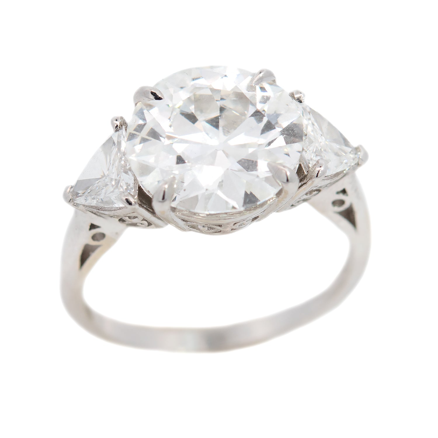 Art Deco Platinum Diamond Engagement Ring 3.39ctw - Vintage Inspired Wedding Band for Women - Perfect for Proposals, Anniversaries & Special Occasions