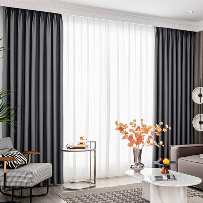Aviana Blackout Curtains with Embossed Diamond Design - Custom Size for Bedroom & Living Room - Noise Reducing & Thermal Insulated Window Treatments for Home Decor