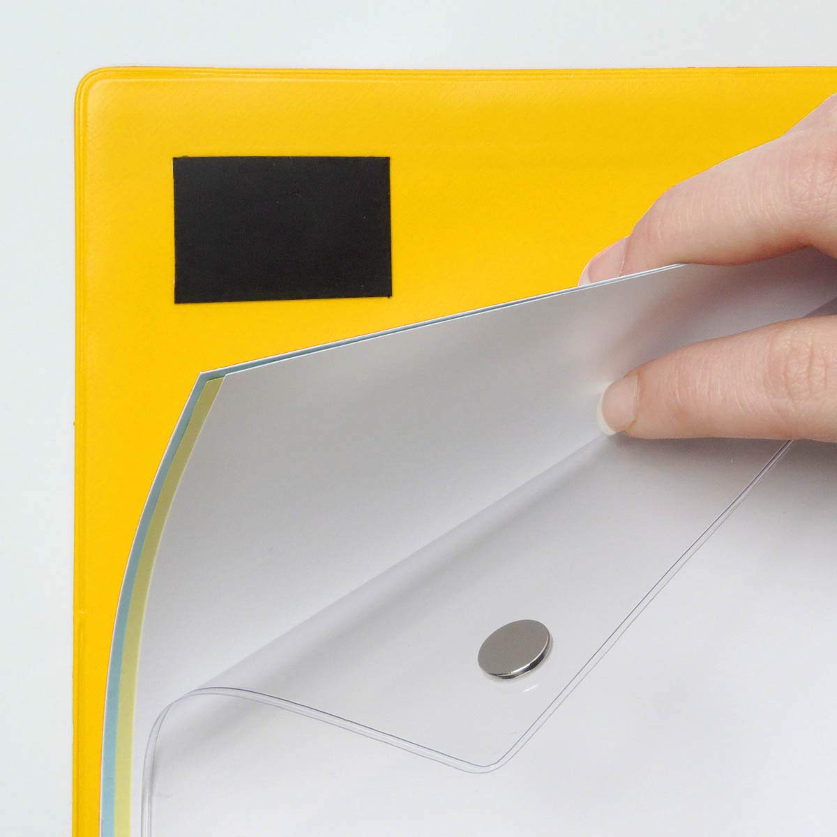 StoreSMART Magnetic Closure Pockets - 20-Pack Yellow 8.5