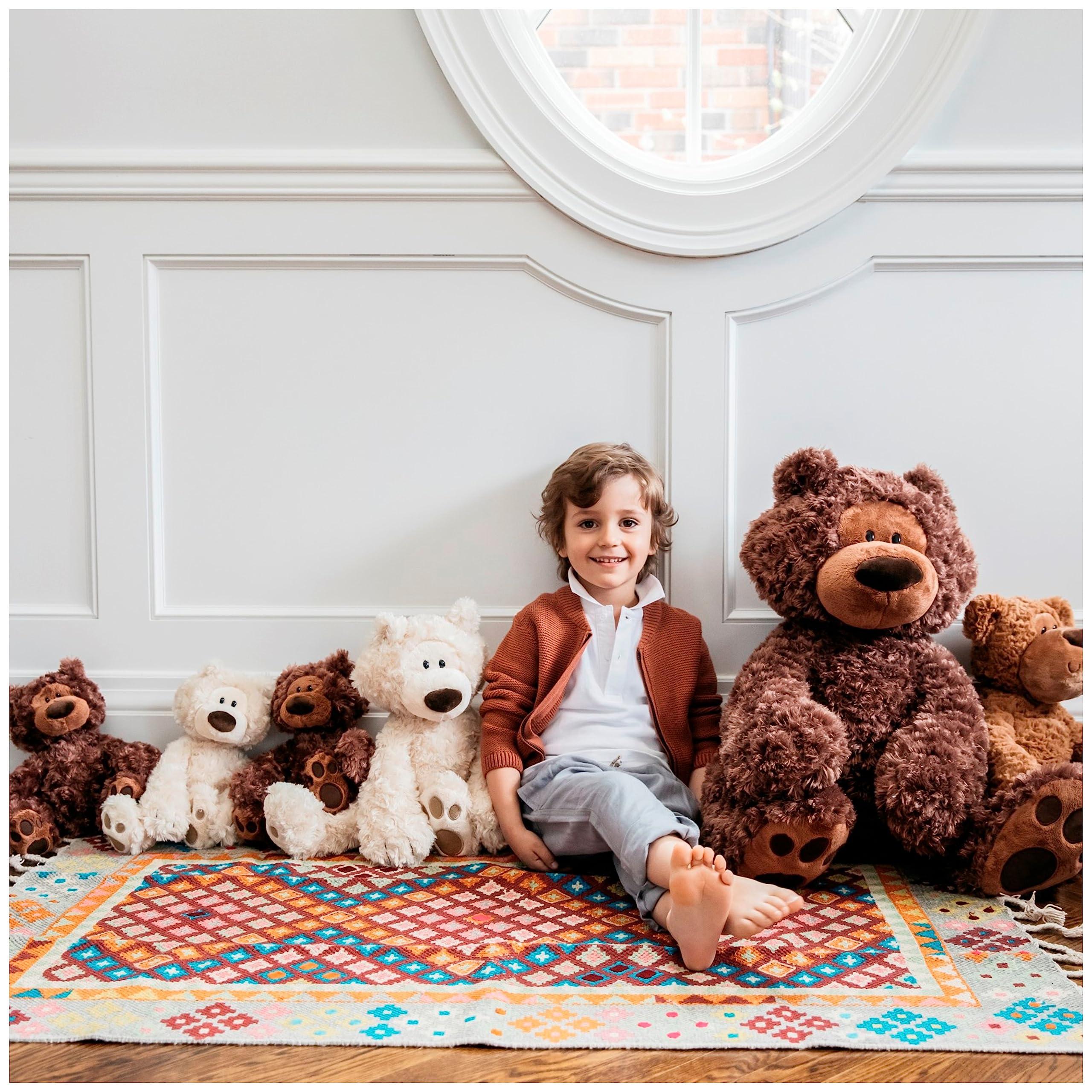 GUND Philbin Classic Teddy Bear - Premium Soft Stuffed Animal Toy for Kids Ages 1+ (12