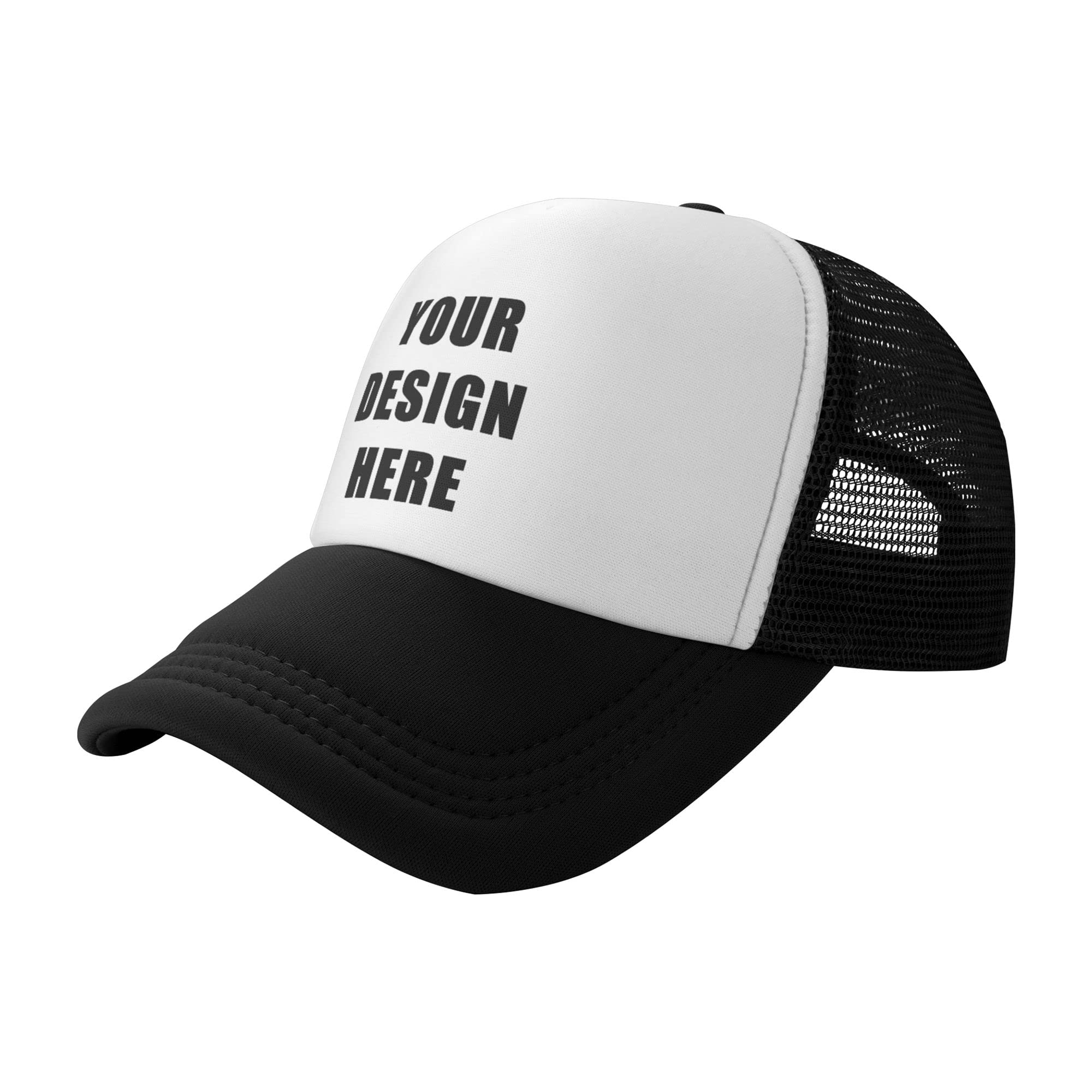 Custom Personalized Baseball Caps for Men & Women - Design Your Own with Photos & Text - Unique Embroidered Hat Gift for Birthday, Anniversary & Sports Events