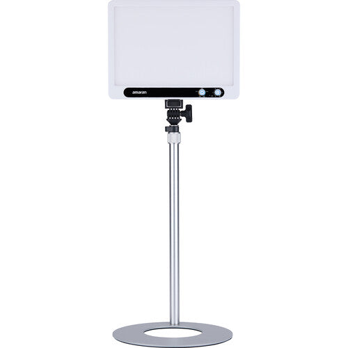 Amaran Base Desk Stand for Verge (Silver) - Premium Adjustable Phone Holder for Work, Gaming & Video Calls - Perfect for Office, Home & Travel