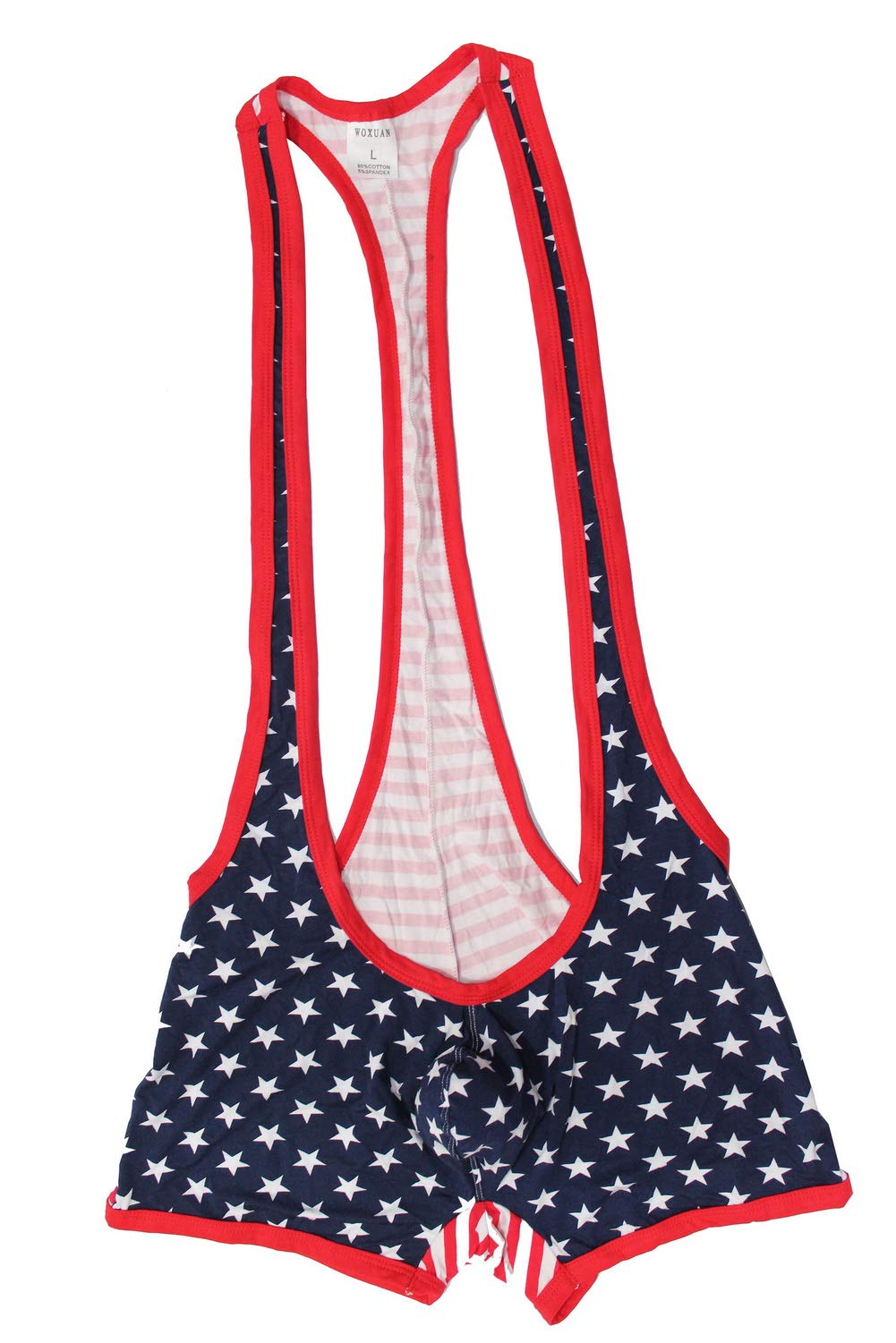 Naturemore Men's Mesh USA Flag Jockstrap - Breathable Athletic Underwear for Wrestling, Gym & Sports Performance | Patriotic Workout Gear