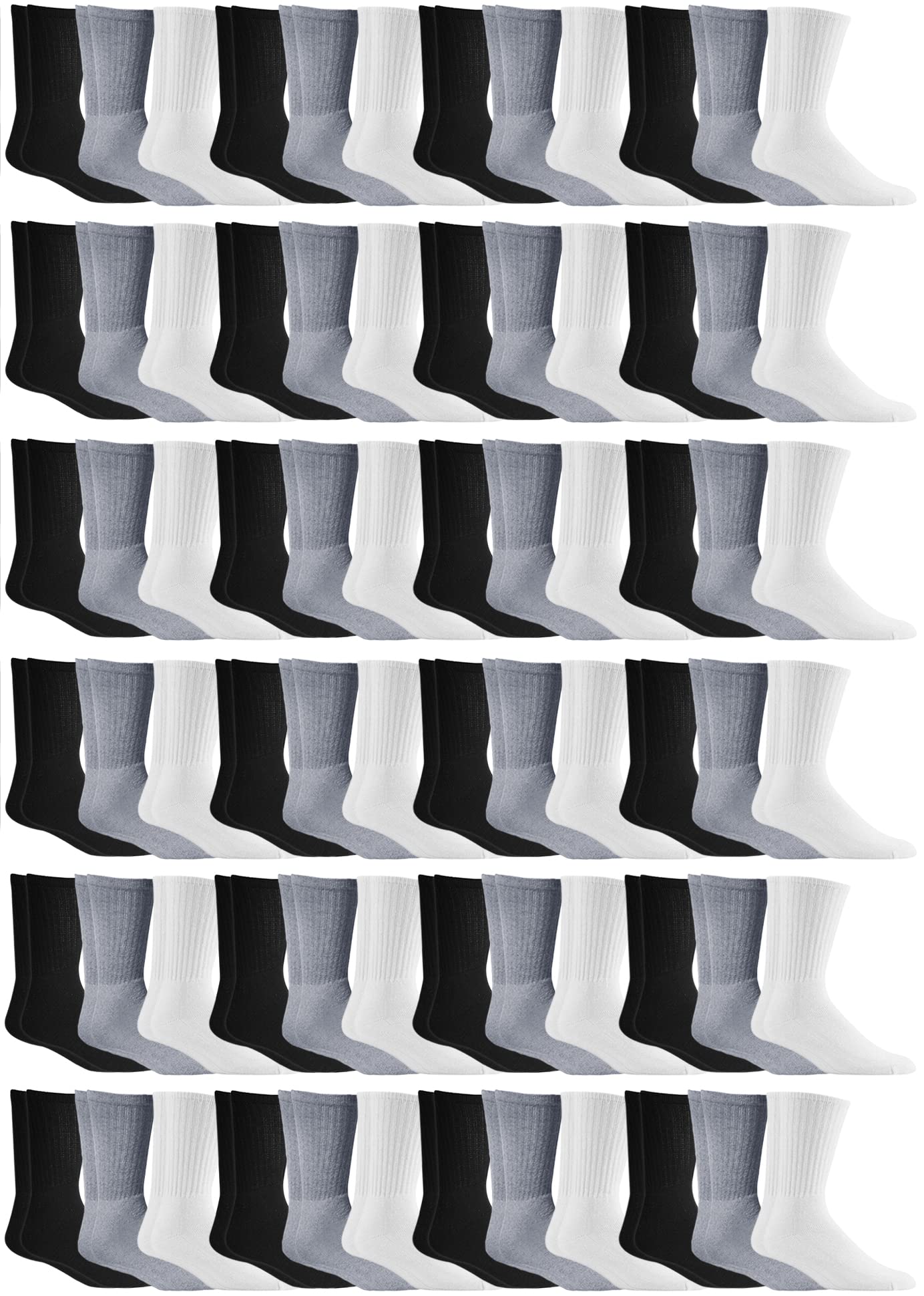 Wholesale Bulk Sport Cotton Socks - Unisex Crew, Ankle & Tube Socks for Men, Women & Kids | Perfect for Gym, Running & Everyday Wear