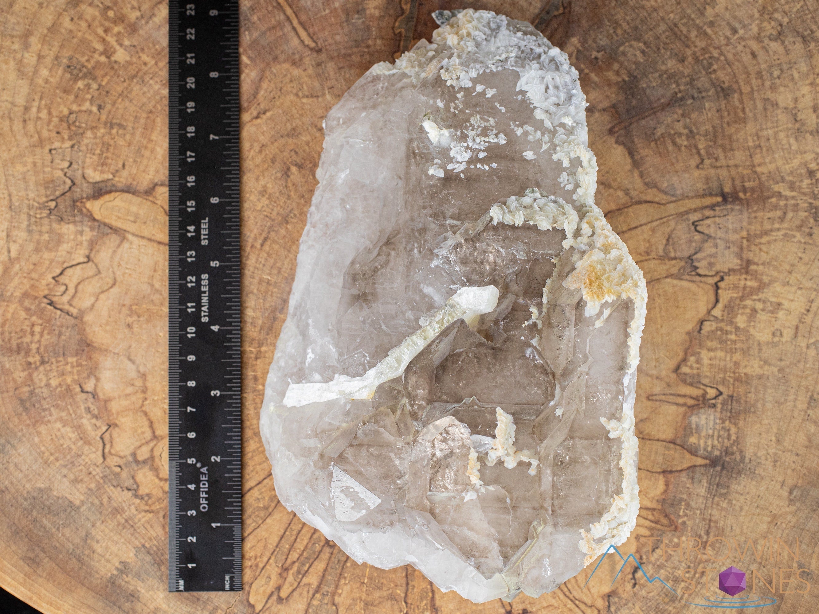Natural Raw Hiddenite Quartz Crystal Specimen - Large Healing Stones, Mineral Collection for Home Decor, Unique Spiritual Gift (41889) - Perfect for Meditation, Reiki & Crystal Healing