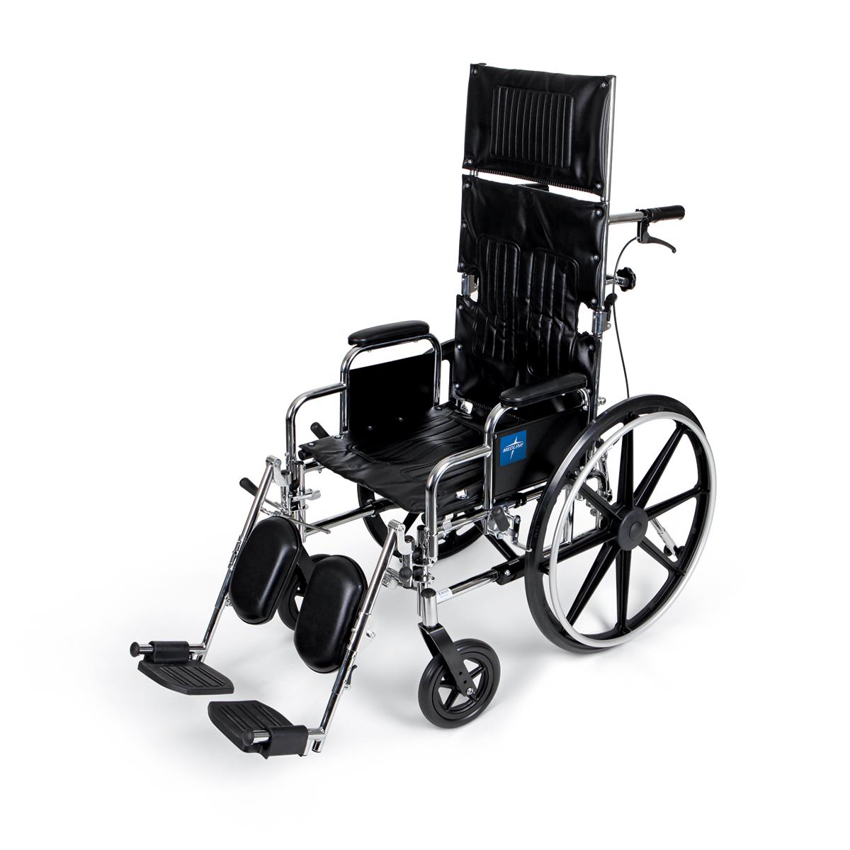 Excel Recliner Wheelchair with Removable Desk-Length Arms & Elevating Legrests - 18