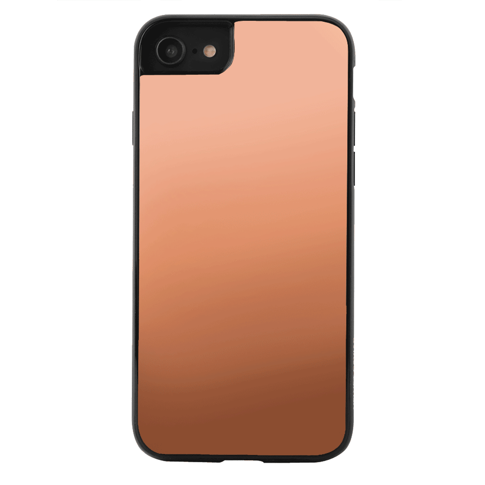 Rose Gold Reflective Mirror iPhone Case - Shatterproof Protective Cover for iPhone 13/14/15 Pro Max - Stylish Glittery Phone Case for Women & Girls - Perfect for Parties, Selfies & Night Out Accessories