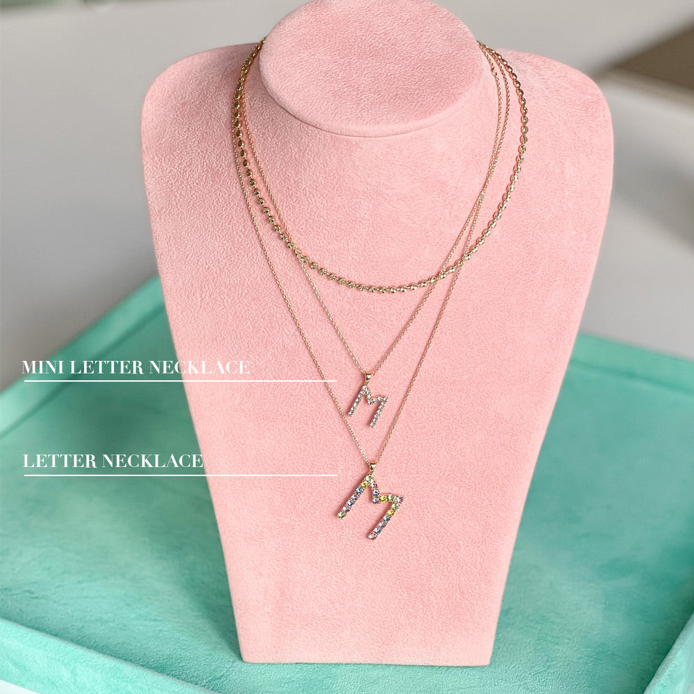 Personalized Mini Letter G Necklace with Crystal Charm - Elegant Initial Jewelry for Women, Perfect for Gifts, Anniversaries & Everyday Wear