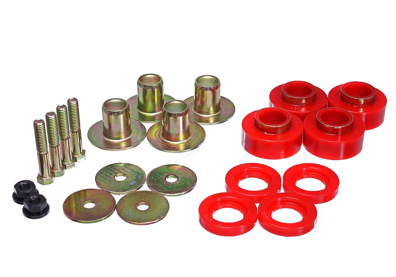 Energy Suspension 3.4171R Supplemental Body Mount Kit - Durable Rubber Bushings for Smooth Ride | Perfect for Off-Road, Truck & SUV Suspension Upgrades