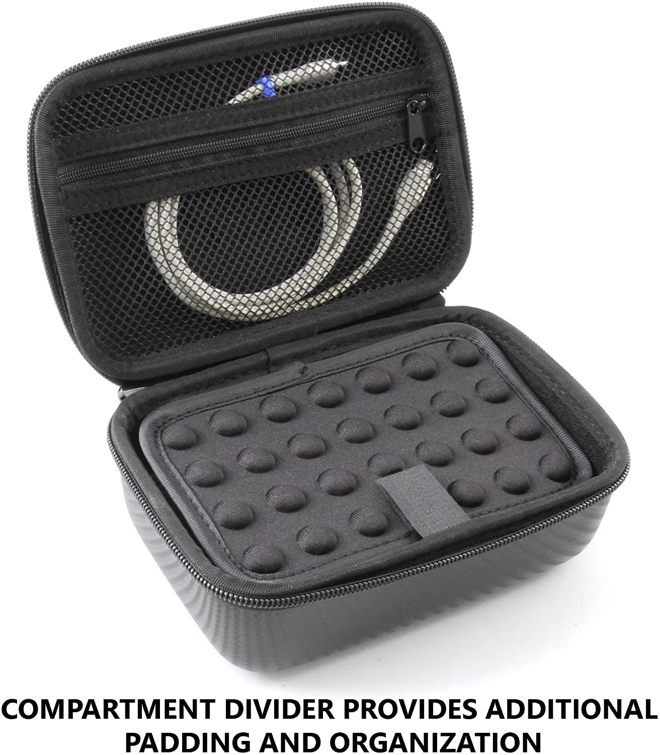 CASEMATIX Protective Carrying Case for Tascam DR40X & DR40 Portable Audio Recorder - Durable Travel Storage for Field Recording, Podcasting & Studio Use