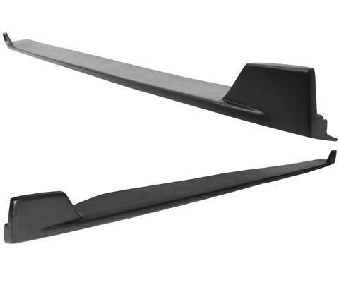 2015-2024 Ford Mustang 2 Fin Style Side Skirt Rocker Panel Extension - Aerodynamic Body Kit Upgrade for Enhanced Style & Performance - Perfect for Street Racing & Car Shows