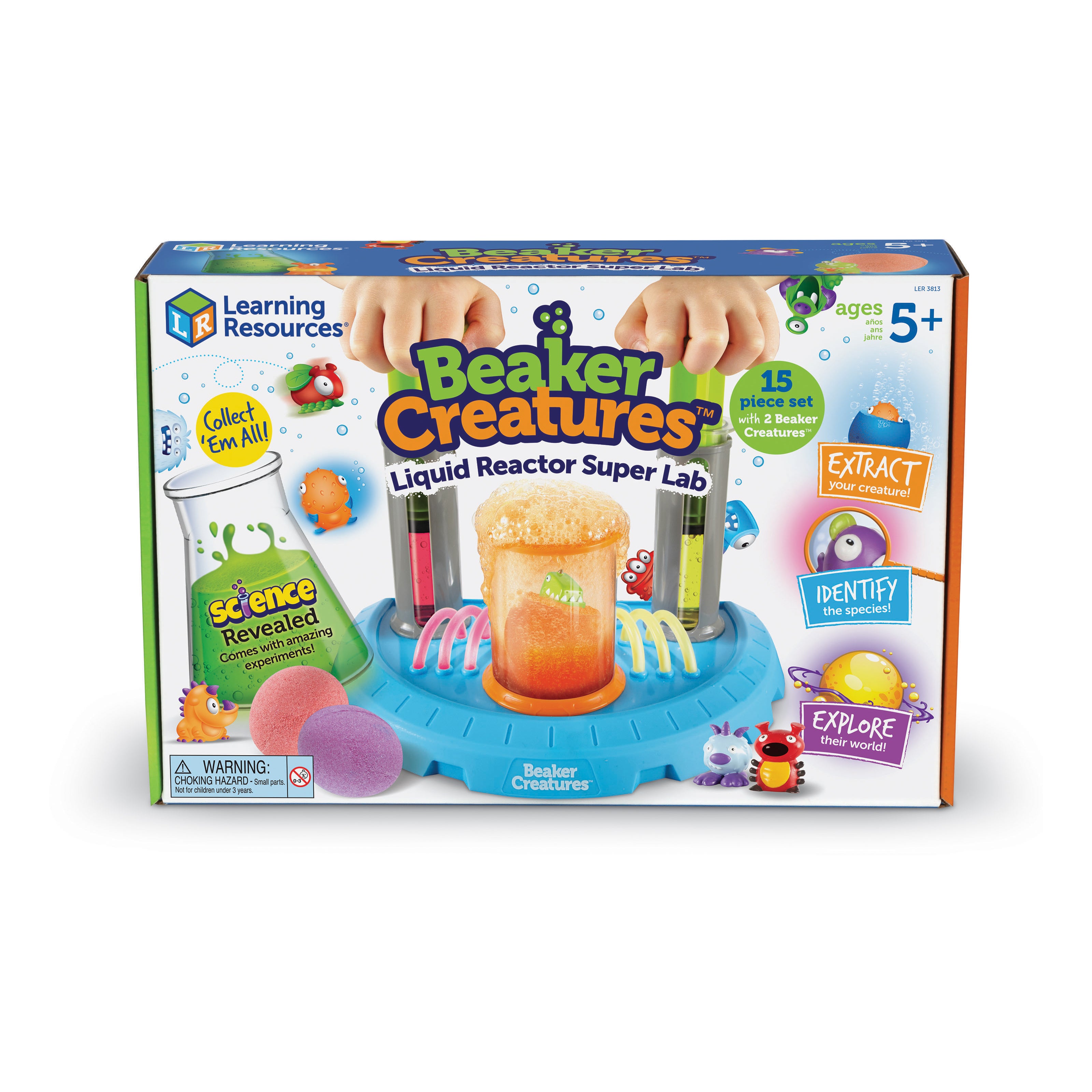 Beaker Creatures Liquid Reactor Super Lab Science Kit for Kids - STEM Learning & Fun Science Experiments - Perfect for Home & Classroom Educational Activities