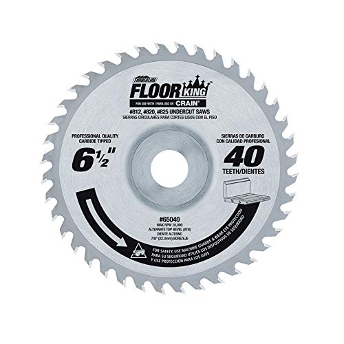 Timberline Floor King Jamb Saw & Undercut Saw Replacement Blade (65040) – Perfect for Hardwood Flooring Installation and Door Trim Cutting
