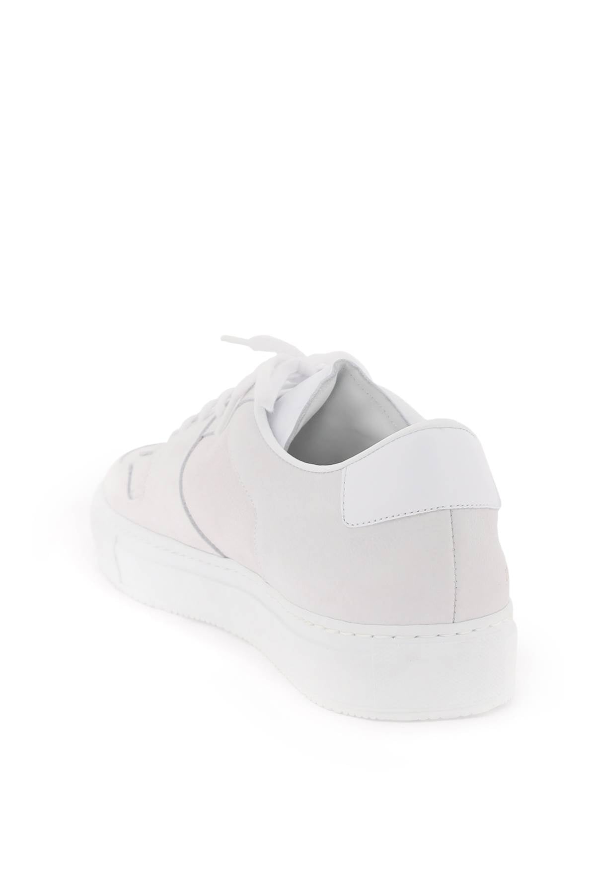 Common Projects Decades Low Sneakers - Minimalist White Leather Sneakers for Men - Perfect for Casual Wear, Office & Everyday Outfits