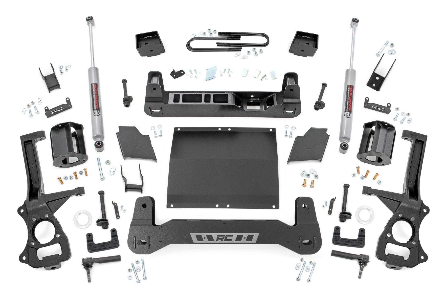 6 Inch Lift Kit for Chevy Silverado 1500 4WD (2022-2024) - Heavy Duty Mono Leaf Rear Suspension for Diesel Trucks - Off-Road Performance Upgrade - 21630D