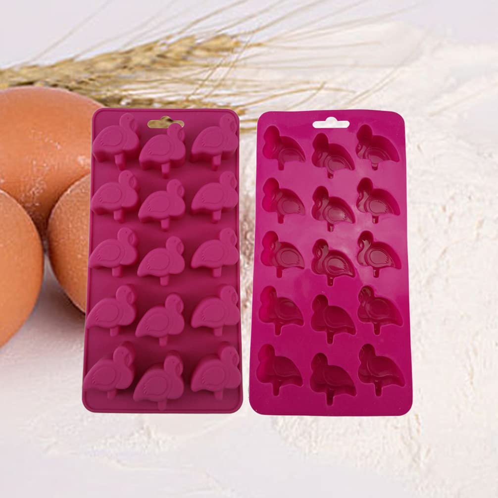 Premium Silicone Flamingo Cake Molds (2-Pack) - Non-Stick Baking Molds for DIY Cakes, Chocolates, Candies & Soap Making - Perfect for Birthday Parties, Baby Showers & Adult Celebrations