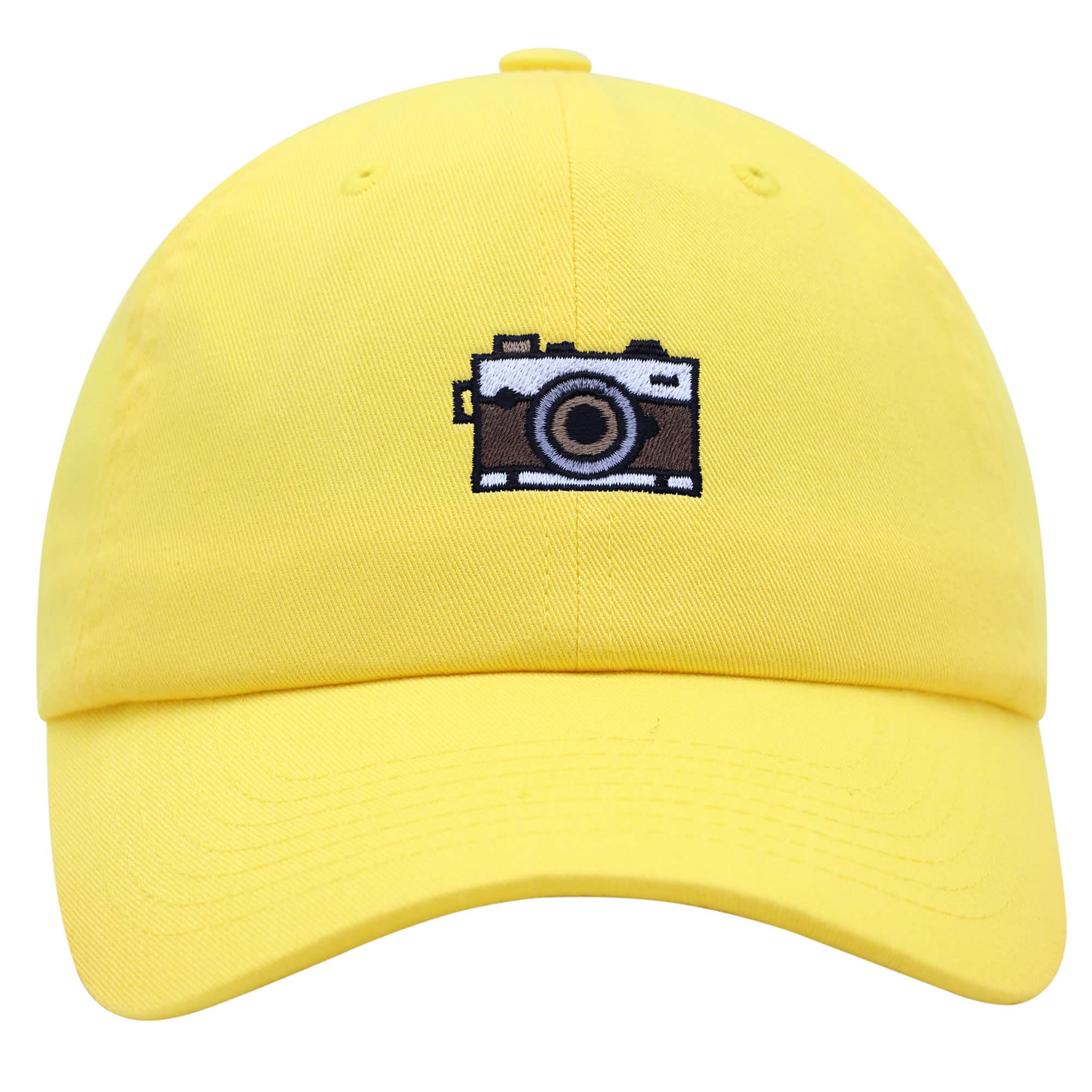 JPAK Premium Embroidered Vintage Camera Dad Hat - Adjustable Baseball Cap for Photographers & Outdoor Enthusiasts - Perfect for Photography Trips, Hiking, and Casual Streetwear