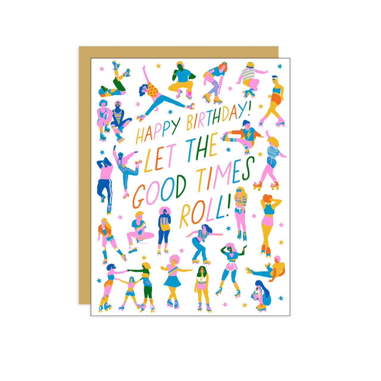 Roller Peeps Greeting Card - Fun & Unique Birthday Card for Friends - Perfect for Birthdays, Anniversaries & Special Occasions