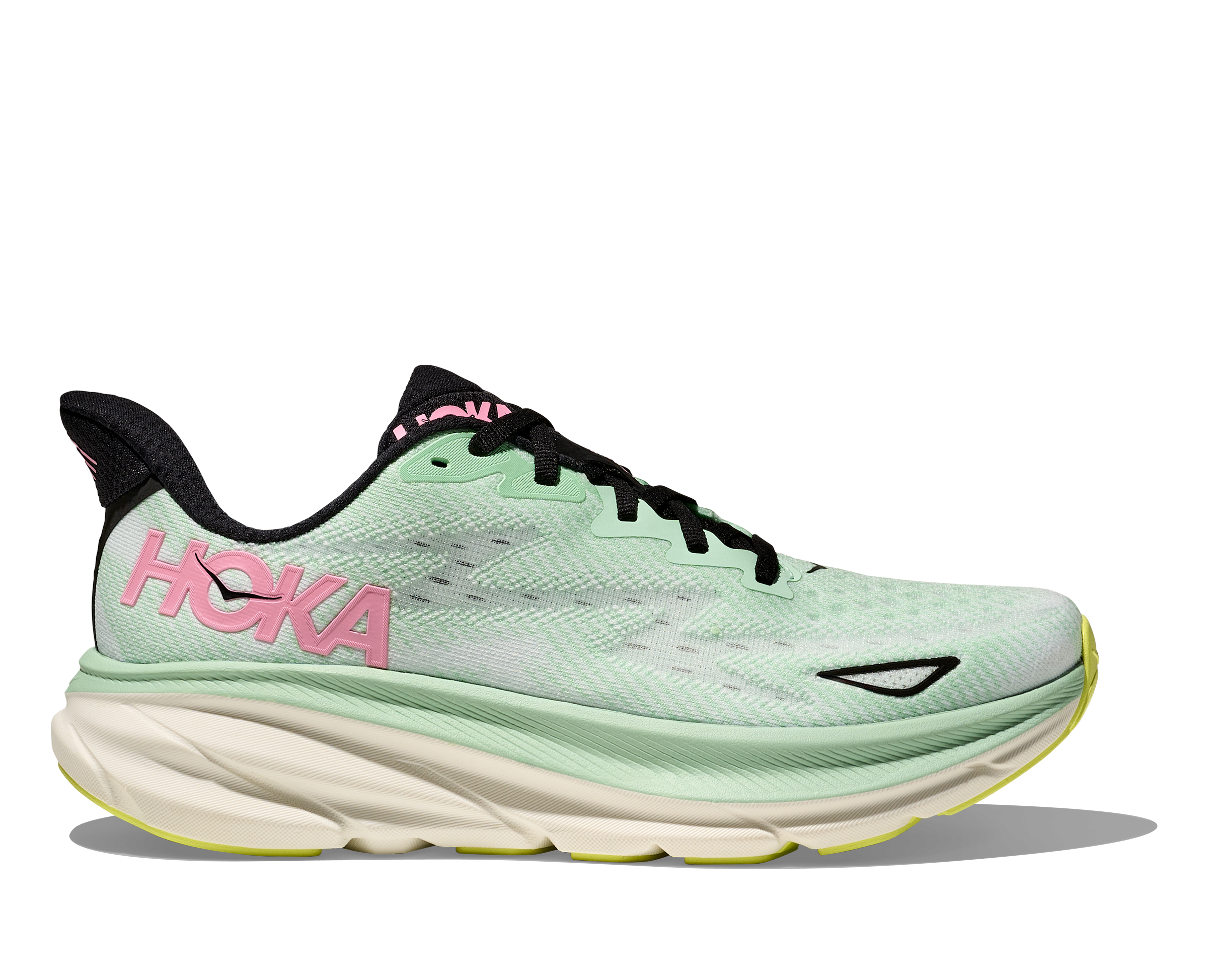 HOKA Women's Clifton 9 Running Shoes - Mint Fluorite/Snow Melt - Lightweight Cushioned Sneakers for Road Running, Jogging & Gym Workouts