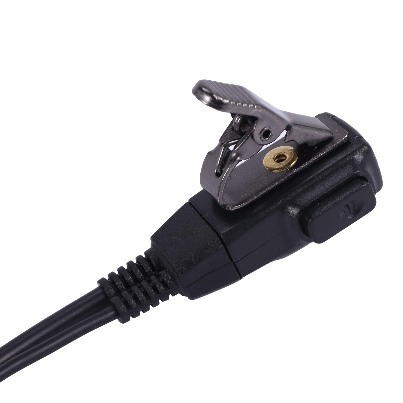 2 Pin Covert Acoustic Tube Microphone Headset for Walkie Talkie Radio - Invisible Earpiece for Security, Surveillance & Discreet Communication