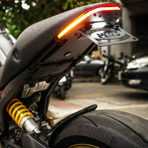 Ducati Monster 796 Fender Eliminator Kit for 2010-2014 Models - Lightweight Tail Tidy for Improved Aesthetics & Rear Visibility - Perfect for Street Bikes & Custom Builds