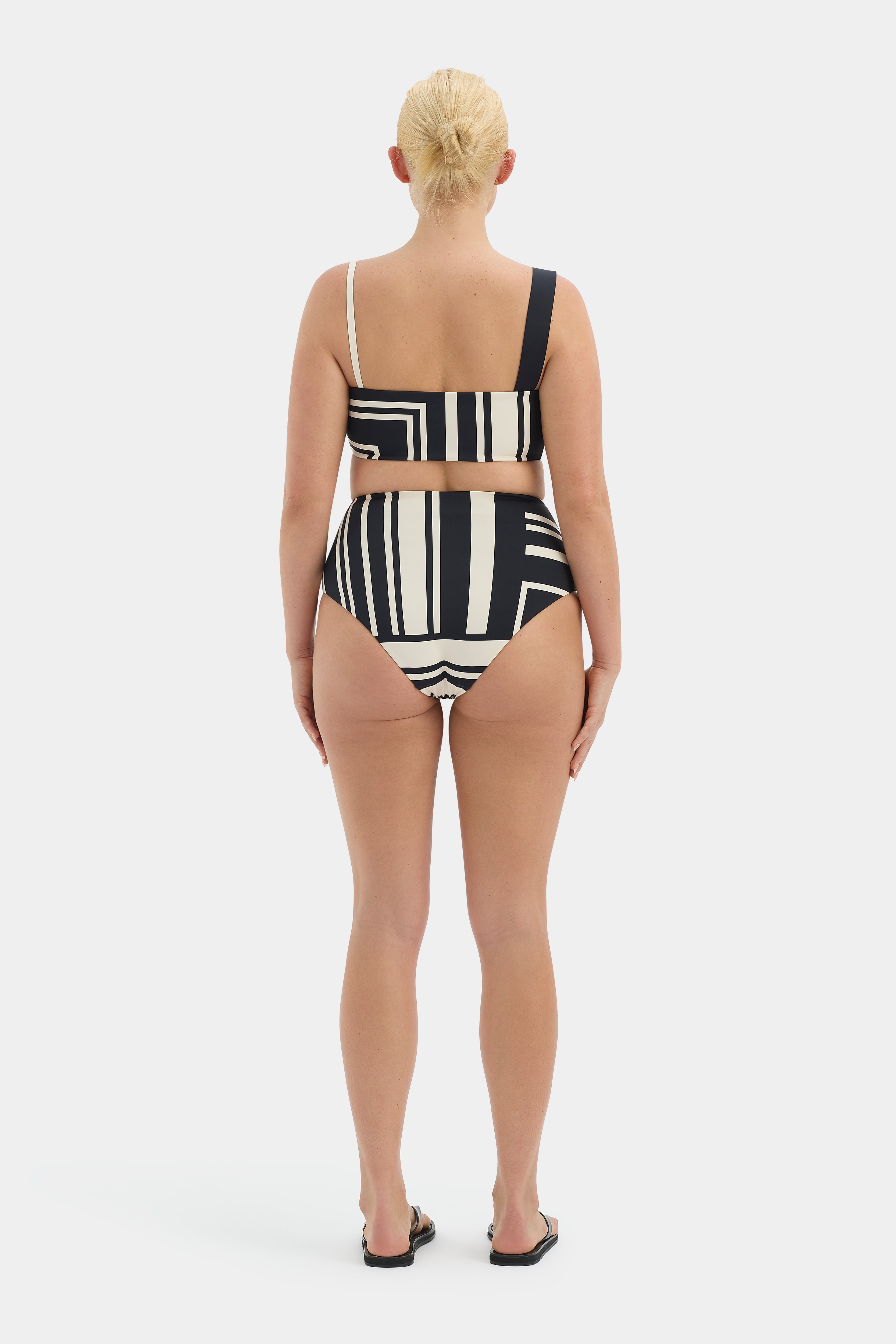 Pietra Bandeau Milano Nero - Stylish Black Bandeau Top for Women | Perfect for Summer Outfits, Beachwear, and Casual Fashion