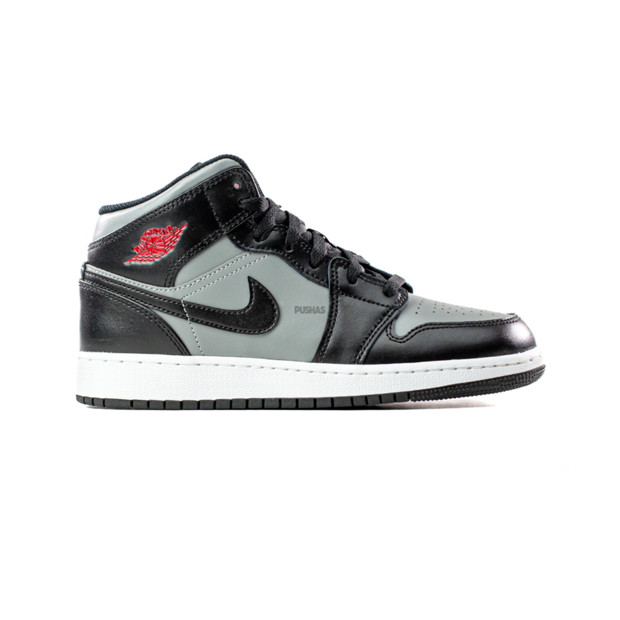 Air Jordan 1 Mid 'Shadow Red' GS Sneakers for Girls (2021) - Basketball Shoes for Kids & Teens - Perfect for School, Sports, and Casual Wear