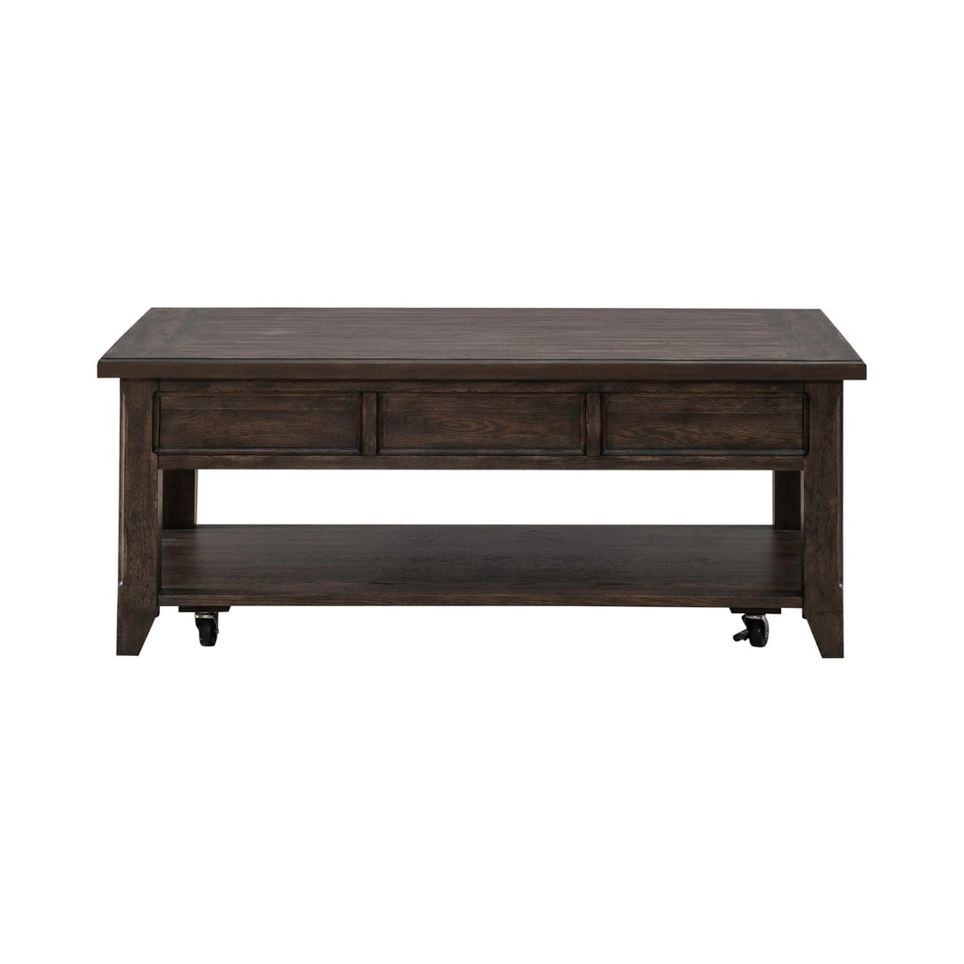 Paradise Valley Lift Top Coffee Table with Storage - Modern Convertible Cocktail Table for Living Room, Office & Small Spaces - Perfect for Entertaining, Working & Relaxing