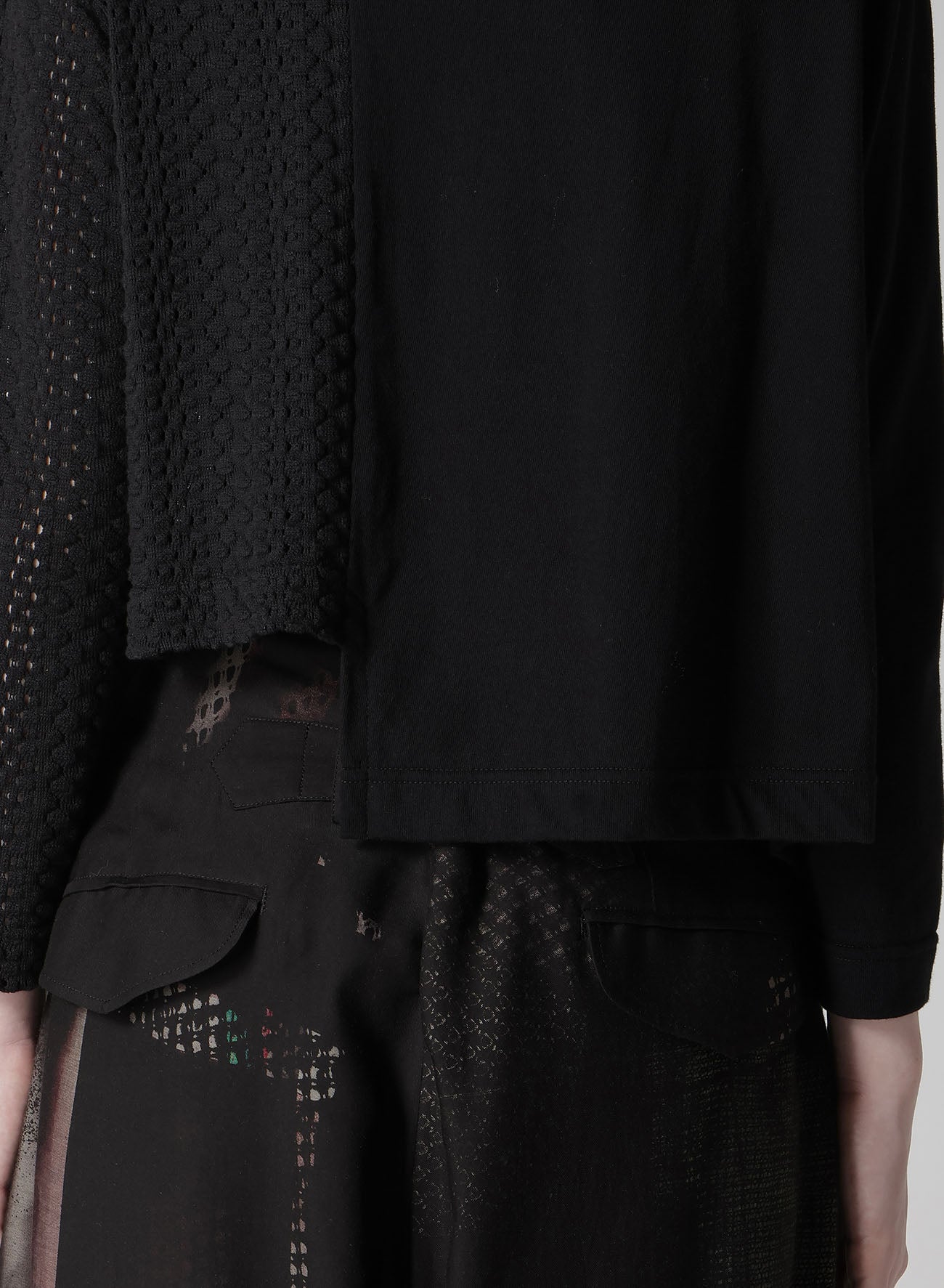 Stylish Cotton Jersey & Lace Off-Neck 3-Button Jacket for Women - Perfect for Office Wear, Casual Outings & Spring Layering