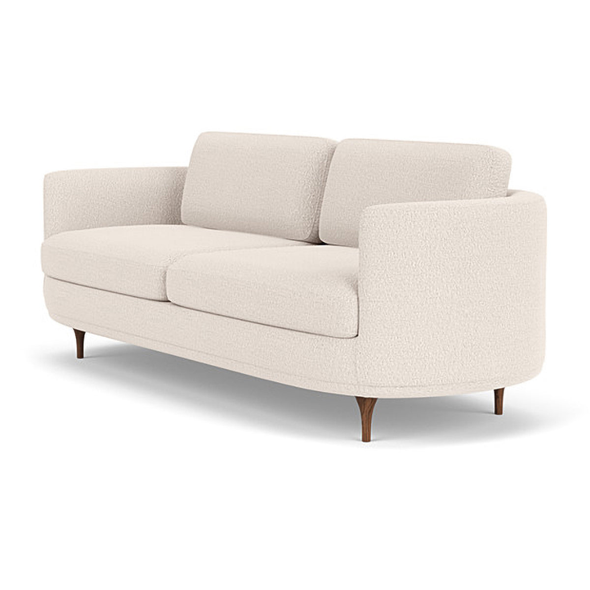 Elinor Boucle 3-Seater Sofa - Modern Upholstered Couch for Living Room, Lounge & Office - Soft Chenille Fabric Sectional Sofa with Comfortable Cushions