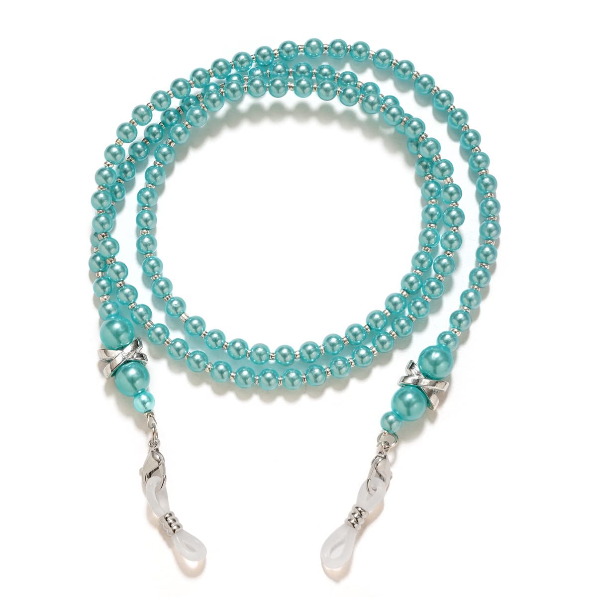 Trendy Pearl Eyewear Chain for Women & Girls - Stylish Sunglasses Strap & Face Mask Lanyard Holder - Perfect for Reading Glasses, Fashion Accessories, and Outdoor Activities