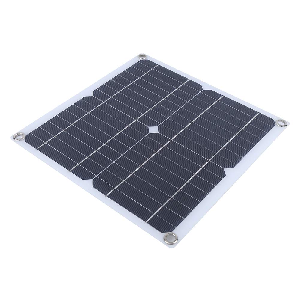 Solar Phone Charger - Waterproof Portable 5V Solar Battery Charger for iPhone, Android, Camera, USB Fan | Perfect for Camping, Hiking & Outdoor Activities