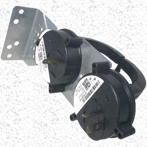 Rheem Furnace 2 Stage Air Pressure Switch Replacement - OEM Upgraded Part #42-102056-22 - Compatible with Rheem Furnace Systems for Home Heating & HVAC Maintenance