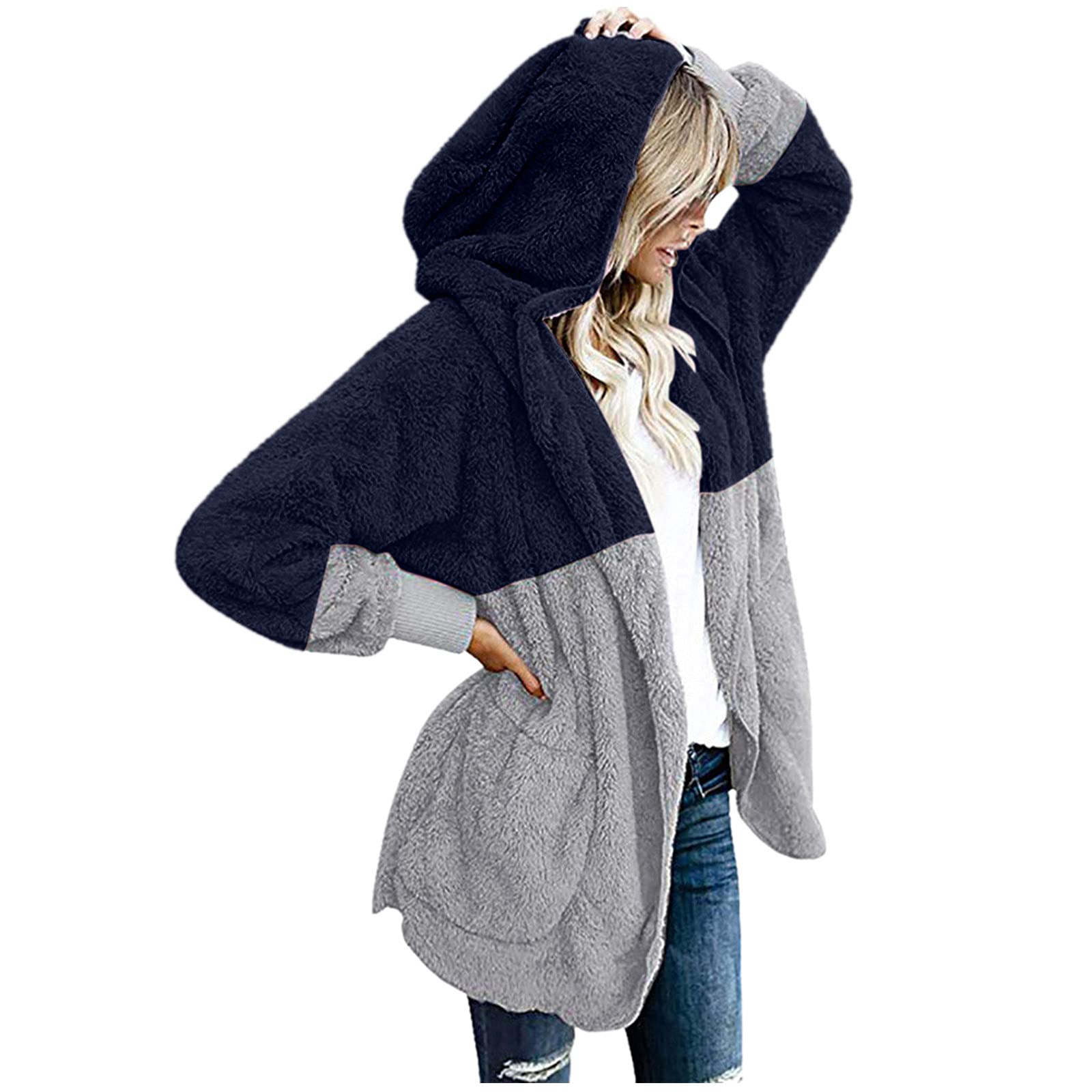 Plus Size Winter Clothes for Women - Y2K Graphic Long Sleeve Sweatshirt, Loose Hoodie Cardigan & Blouse - Cozy Outfit for Casual Wear, Street Style & Cold Weather Fashion