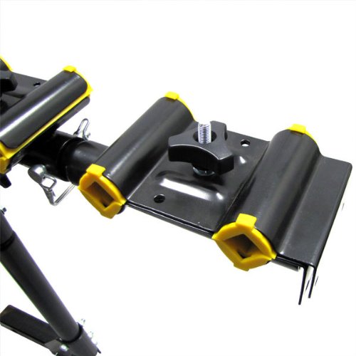 4-Bike Tow Hitch Rack for Mountain Bikes, Beach Cruisers & Road Bikes - Heavy Duty Bicycle Carrier with 5/8