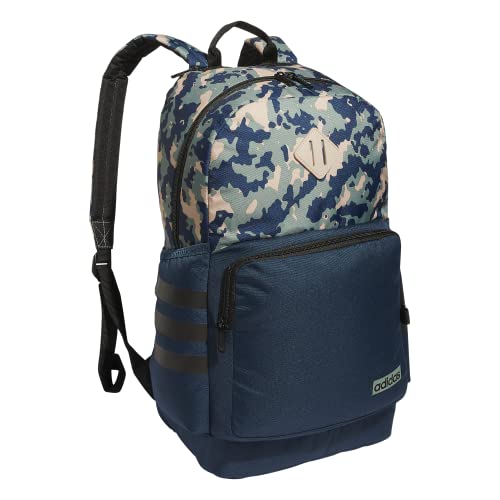 Essential Camo Crew Navy-silver Green/Crew Navy/Black/4.0