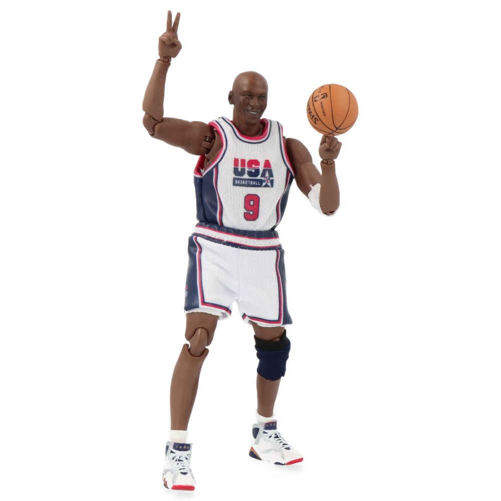 MAFEX Michael Jordan Team USA Action Figure - Collectible NBA Basketball Player Model for Fans & Gift Ideas - Perfect for Display, Gifting, and Sports Memorabilia Collections