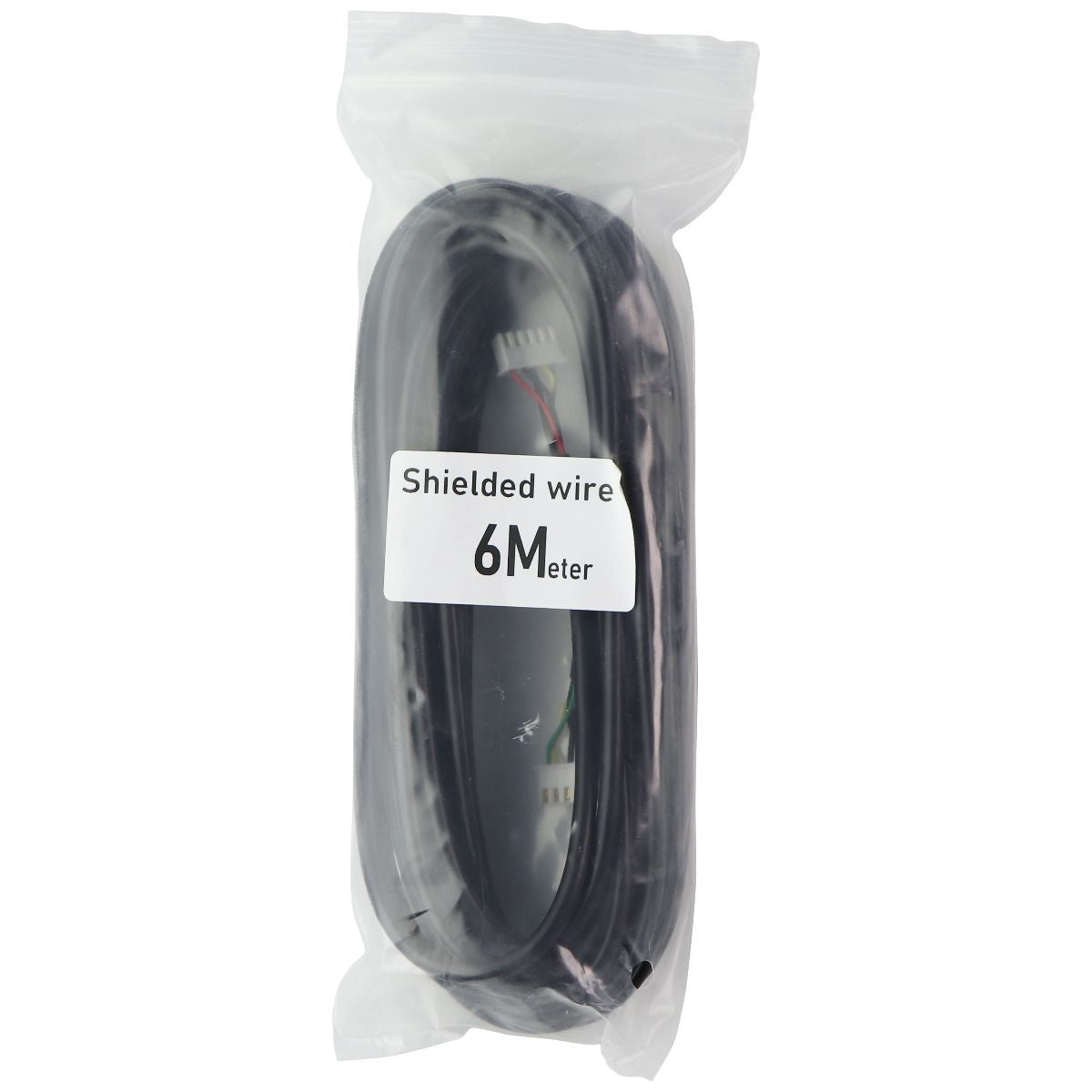 6 Meter QXY RVVP 4x0.15mm² 300/300V Shielded Electrical Cable - Black | JB/T8734.5-2016 Certified | Ideal for RV, Marine & Industrial Wiring Applications