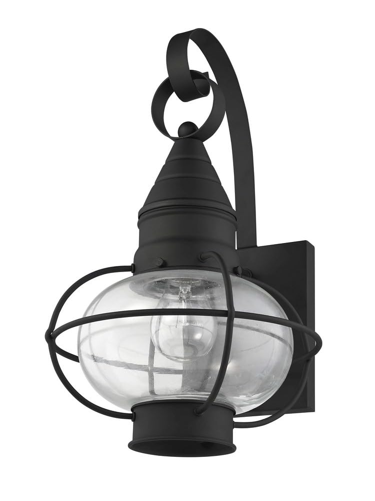 Livex Lighting 26901-04 Black Outdoor Wall Lantern - 8.75
