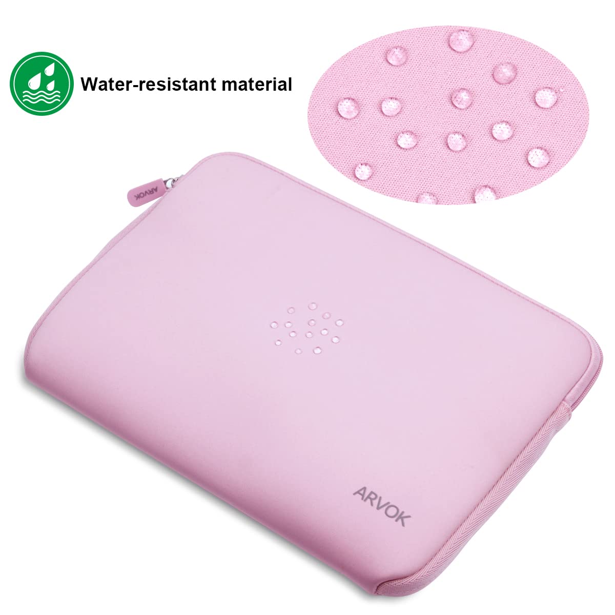 Premium 13-14 Inch Laptop Sleeve Case for MacBook Pro/Air, HP, Dell, Lenovo, Asus, Acer | Water-Resistant & Shockproof Notebook Cover | Perfect for Work, School & Travel | Pink