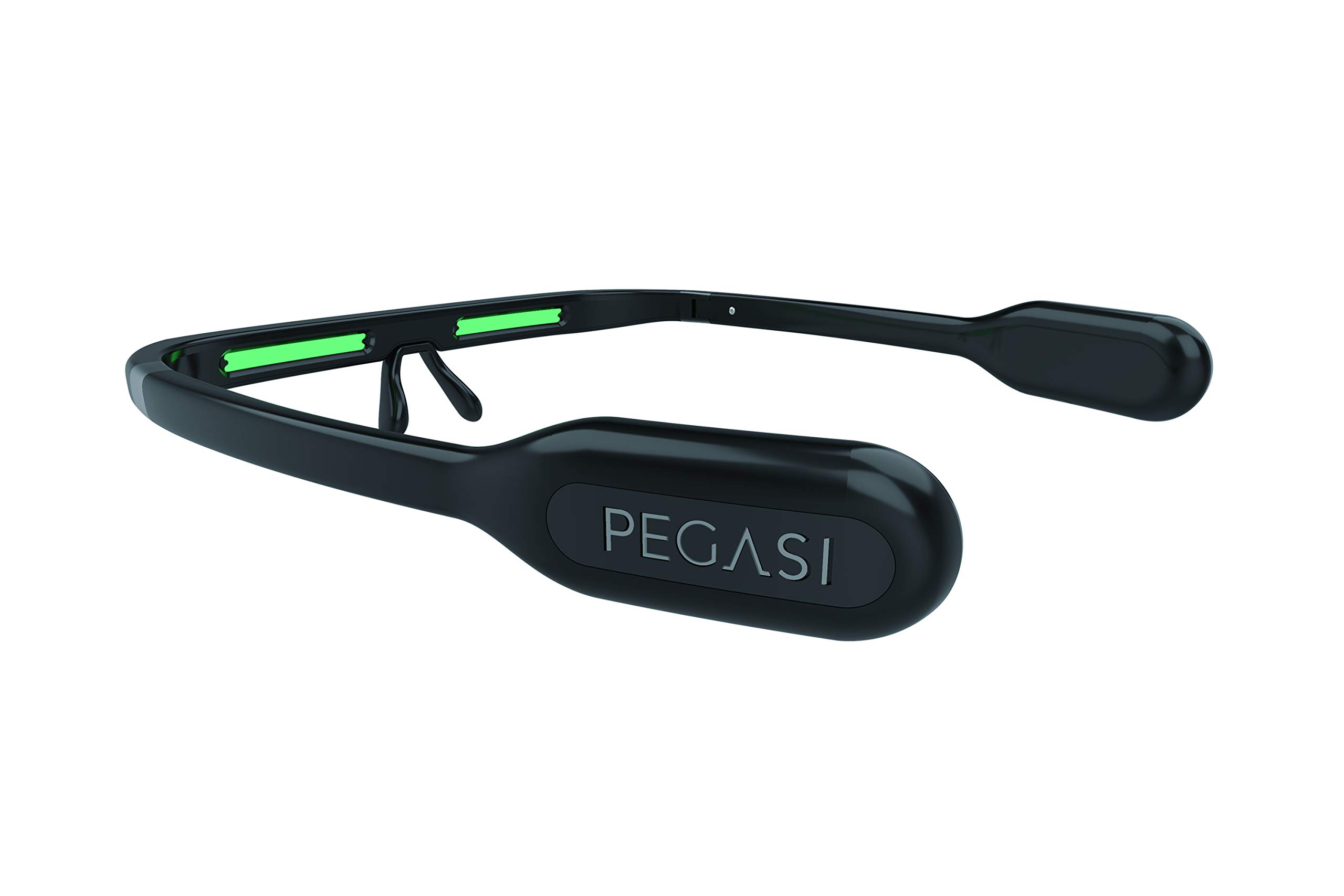 PEGASI 2 Smart Light Therapy Glasses for Sleep Improvement - Feather-Light Design, Energy Booster, Jet Lag Relief with Travel Case - Perfect for Travelers, Shift Workers & Insomnia Sufferers