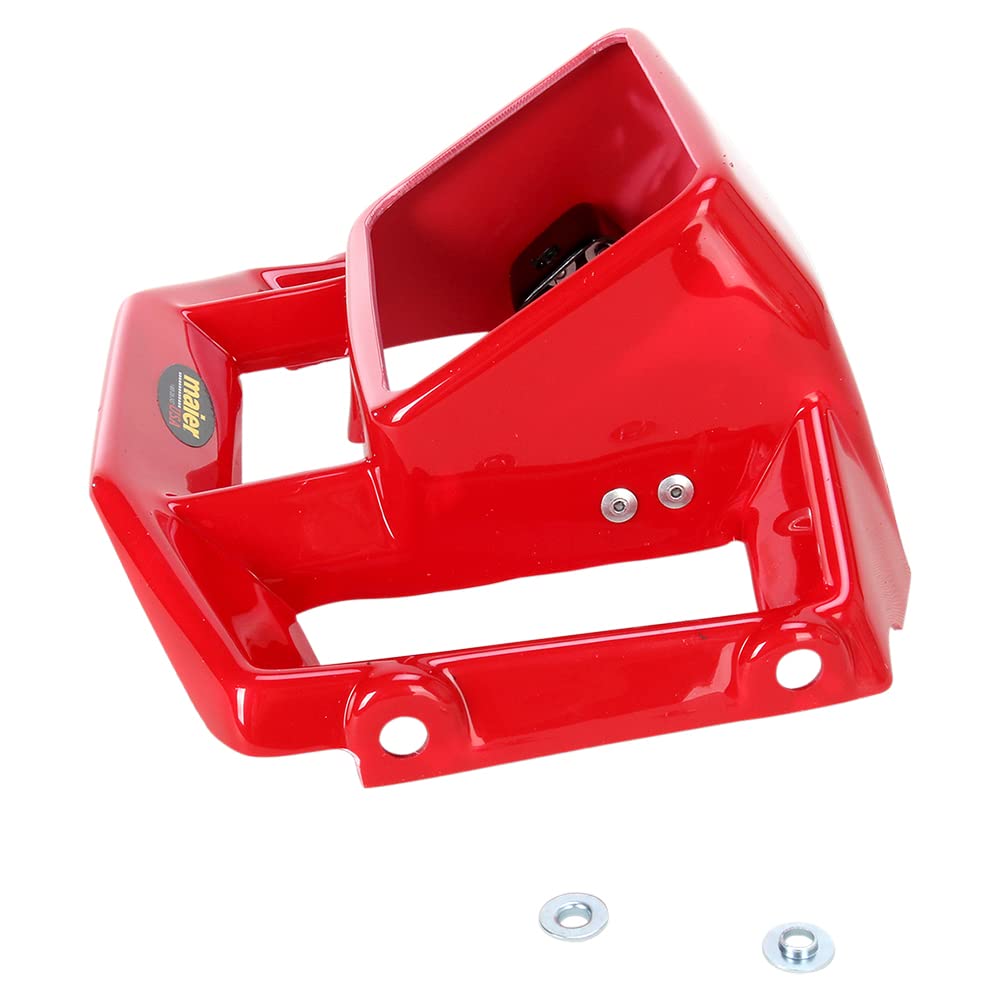 Maier USA Red Headlight Shell - High-Quality Replacement for Motorcycles & ATVs - Perfect for Off-Roading & Night Riding
