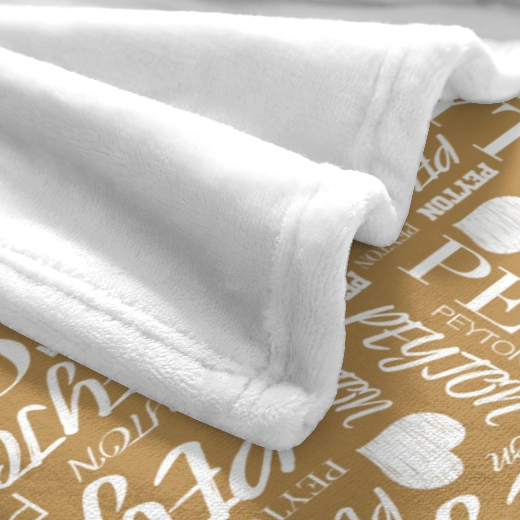 Personalized Name Blanket - Custom Throw Blanket for Girls, Boys & Adults - 30