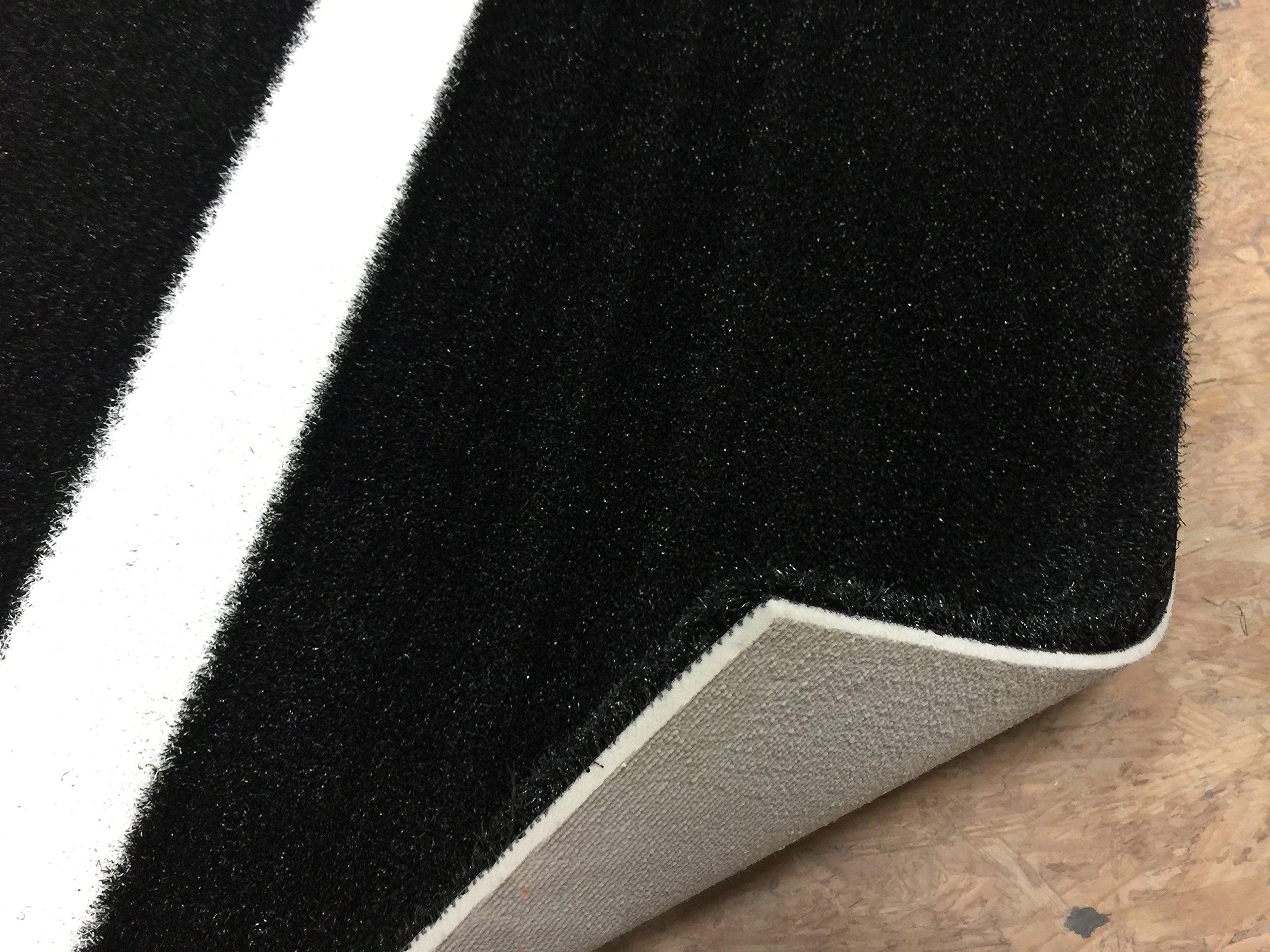 6x12 Feet Heavy Duty Baseball & Softball Hitting Mat - Black Artificial Turf with 5mm Foam Padding - Indoor/Outdoor Batting Cage Practice Mat with Permanent Inlaid Home Plate - Perfect for Backyard Training, Field Drills & Sports Facility Use