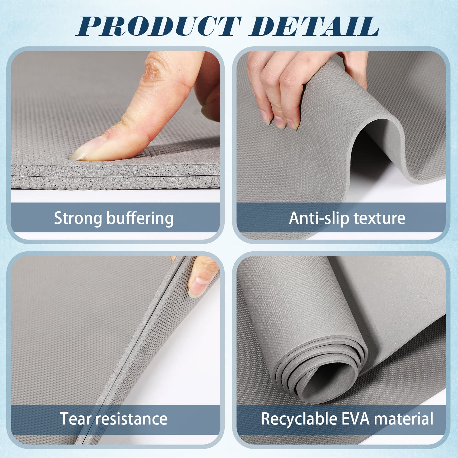 10 Pack Non-Slip Yoga Mats Bulk - 68